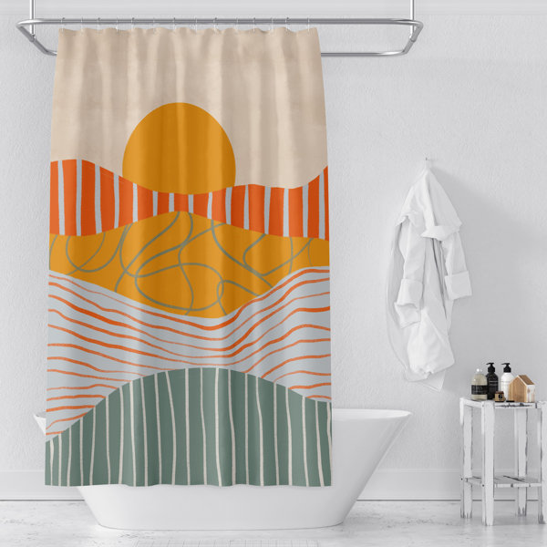 Folk N Funky Shower Curtain Wayfair
